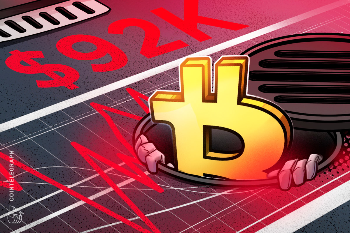 Bitcoin dips to $92K in ‘optimal dip-buying’ move as PCE boosts crypto