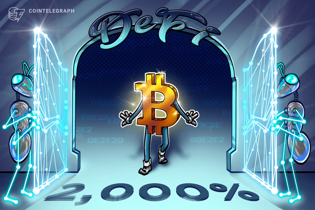 Bitcoin DeFi TVL up 2,000% amid bumper 2024 for BTC price, adoption